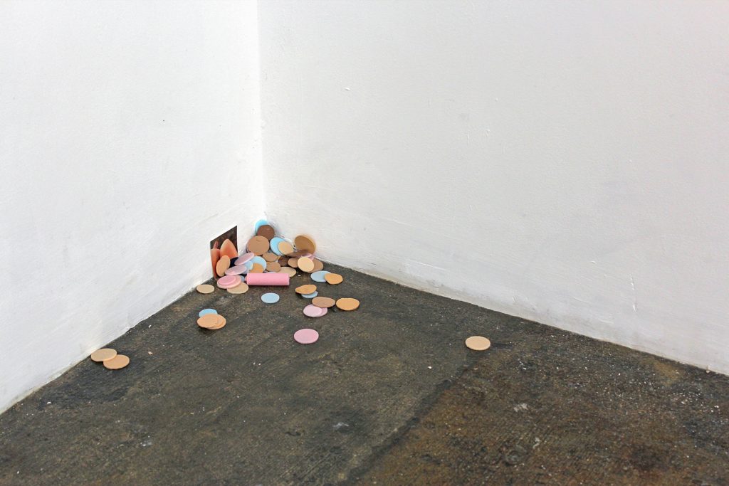 I read somewhere, that the true state of a culture is most easily determined by the shit thats left on the ground. It was something thing that an archaeologist said...I think, 2016 Silicone rubber, photographs Dimensions variable